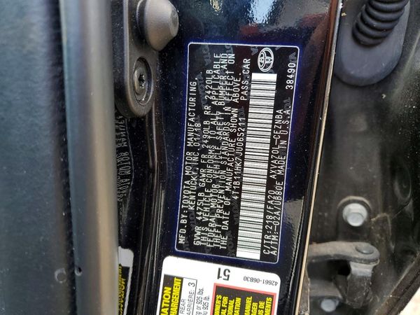 2018 TOYOTA CAMRY L/LE/SE/XLE