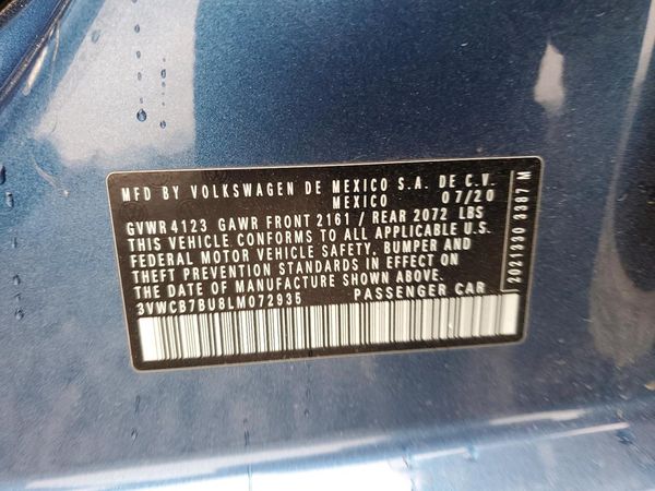2020 VOLKSWAGEN JETTA S, SE, R-Line