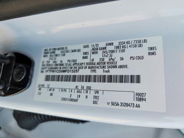 2021 FORD F150