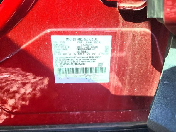 2019 FORD EDGE SEL