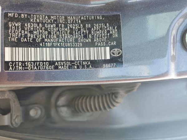 2014 TOYOTA CAMRY