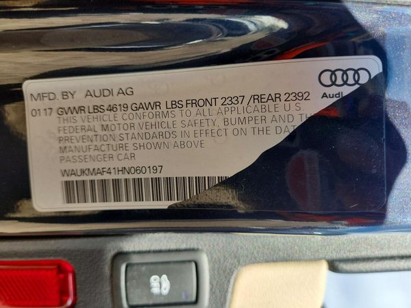 2017 AUDI A4 Ultra Premium
