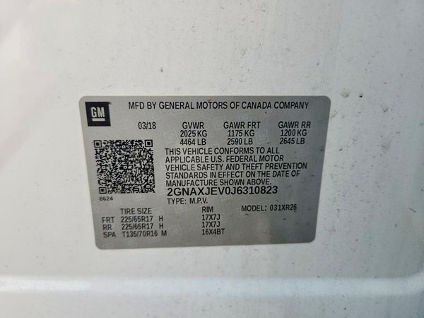 2018 CHEVROLET EQUINOX LT (1LT)