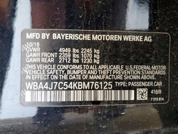 2019 BMW 440XI xDrive GC