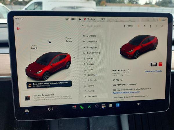 2025 TESLA MODEL Y — ODOM