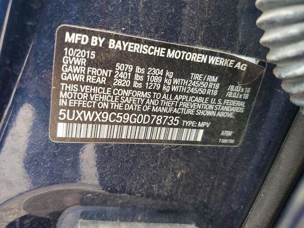 2016 BMW X3