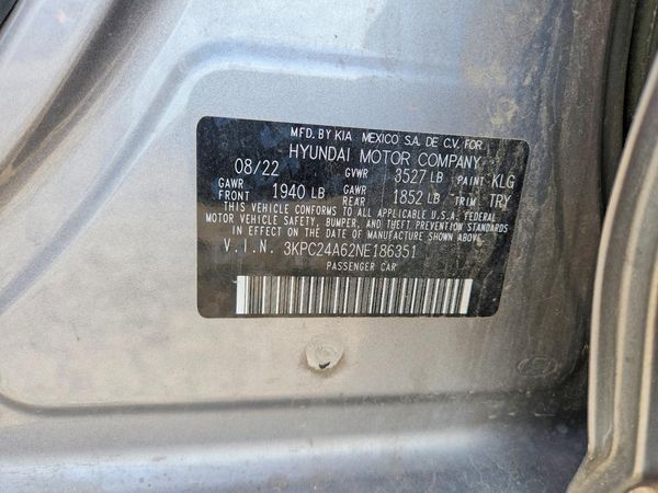 2022 HYUNDAI ACCENT