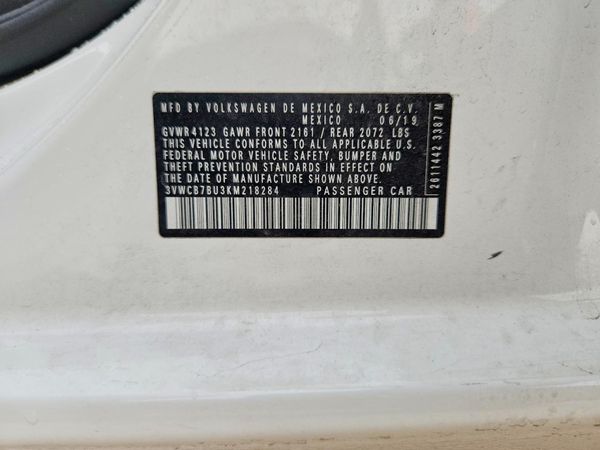 2019 VOLKSWAGEN JETTA