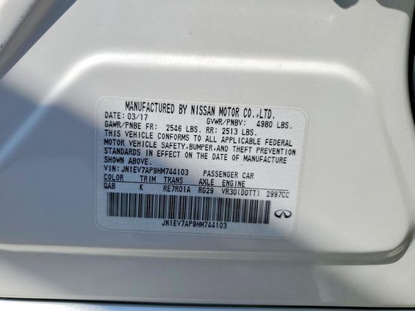 2017 INFINITI Q50