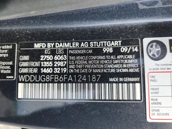 2015 MERCEDES-BENZ S