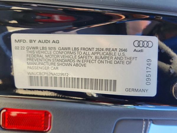 2022 AUDI A5