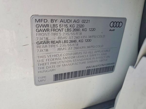 2021 AUDI Q3