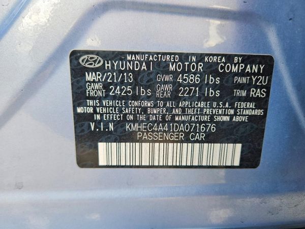 2013 HYUNDAI SONATA