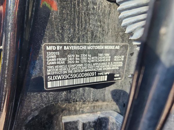 2016 BMW X3