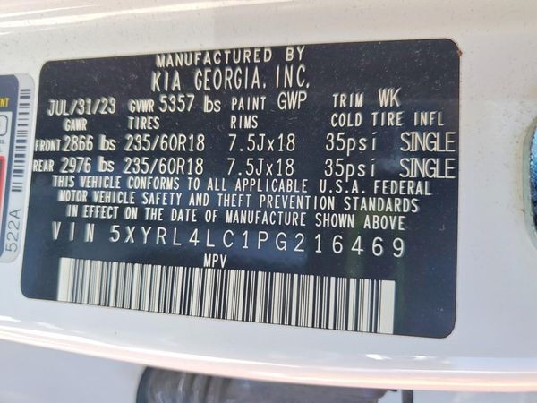 2023 KIA SORENTO S