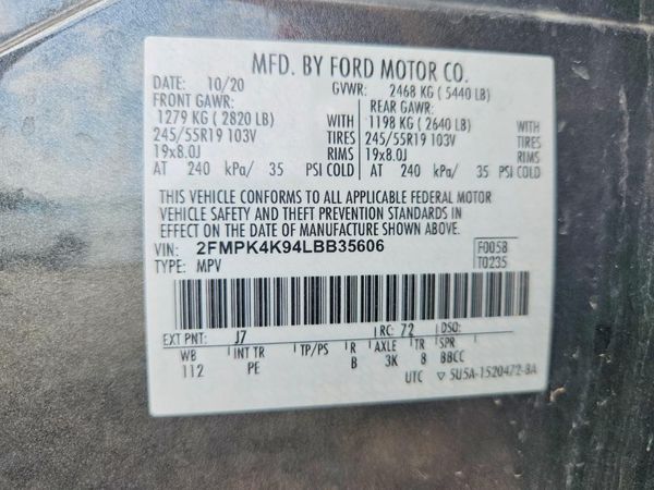 2020 FORD EDGE
