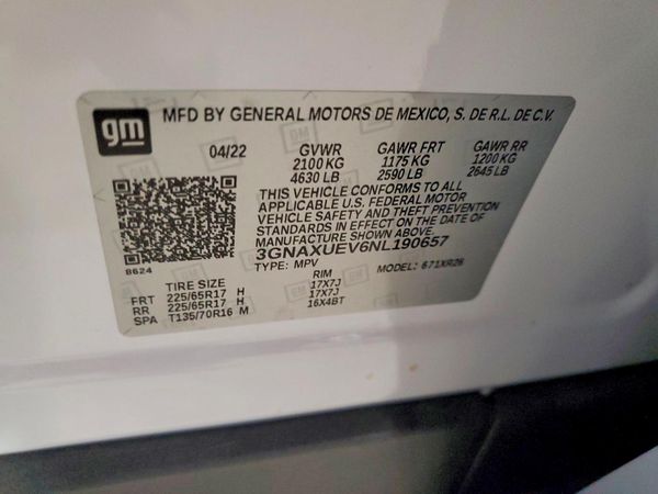 2022 CHEVROLET EQUINOX LT (1LT)