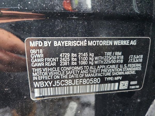 2018 BMW X2