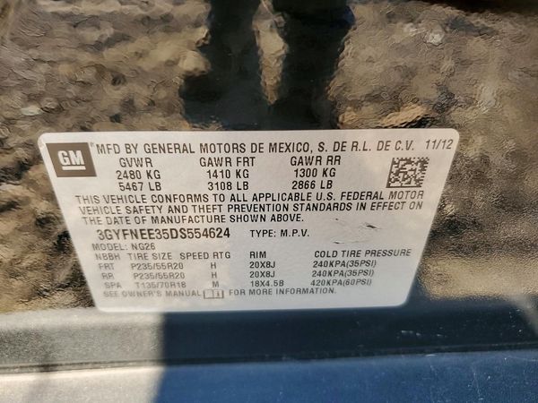 2013 CADILLAC SRX Premium
