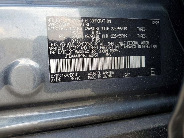 2024 TOYOTA VENZA