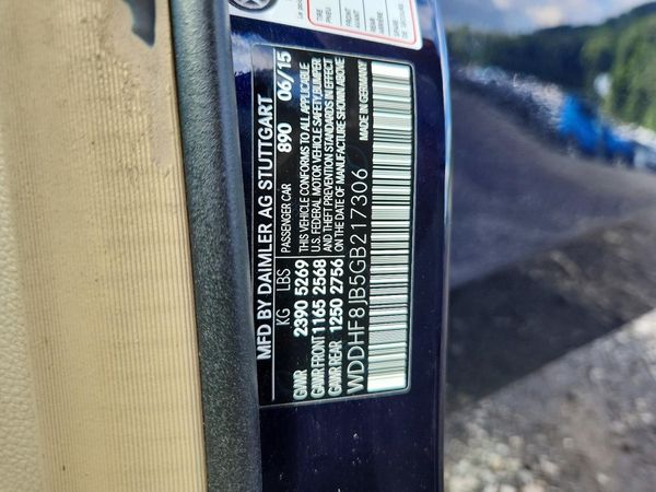 2016 MERCEDES-BENZ E