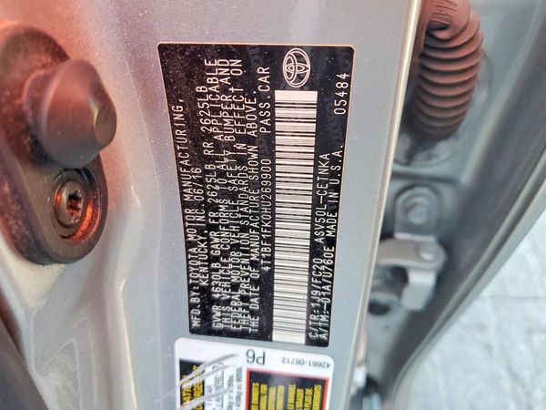 2017 TOYOTA CAMRY