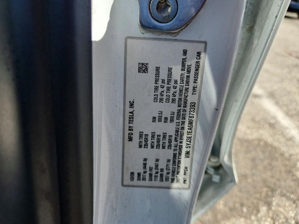 2021 TESLA MODEL 3