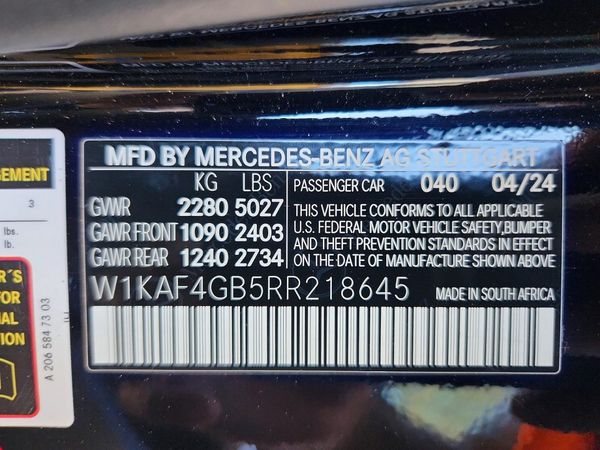 2024 MERCEDES-BENZ C