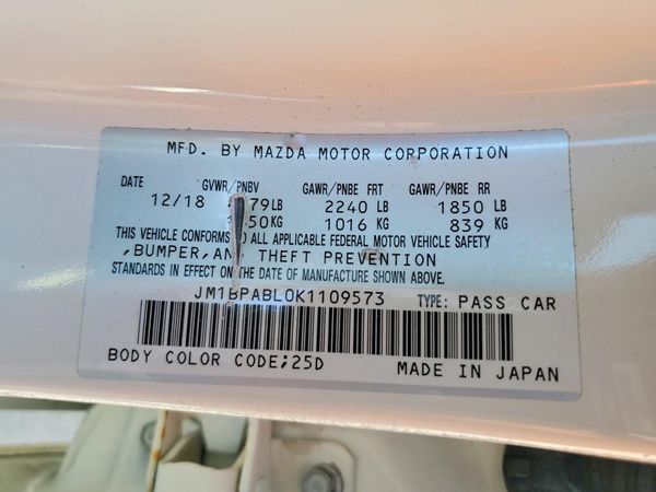 2019 MAZDA 3 — VINS