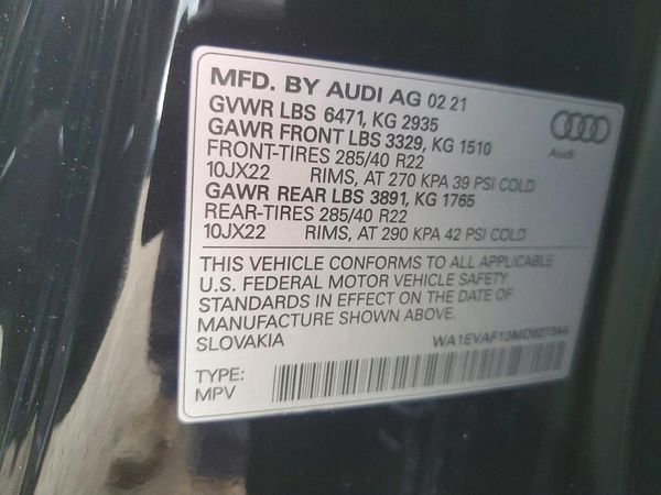 2021 AUDI Q8