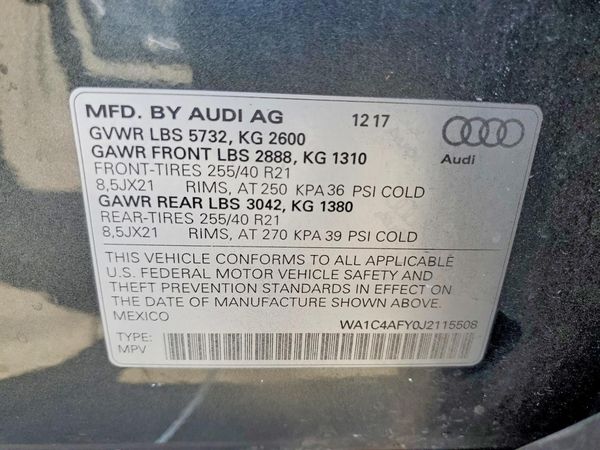 2018 AUDI SQ5