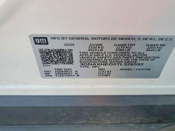 2026 CHEVROLET EQUINOX 1LT