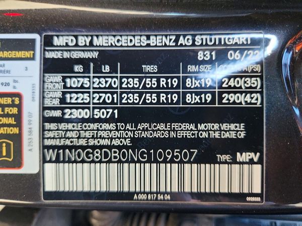 2022 MERCEDES-BENZ GLC