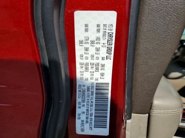 2013 DODGE DURANGO — VINS