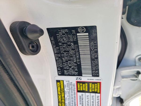 2019 TOYOTA CAMRY L/LE/SE/XLE