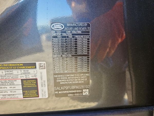 2023 LAND ROVER RANGE ROVER SE