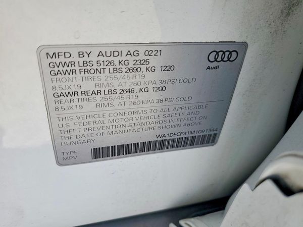 2021 AUDI Q3