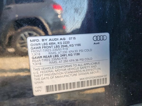 2016 AUDI Q3