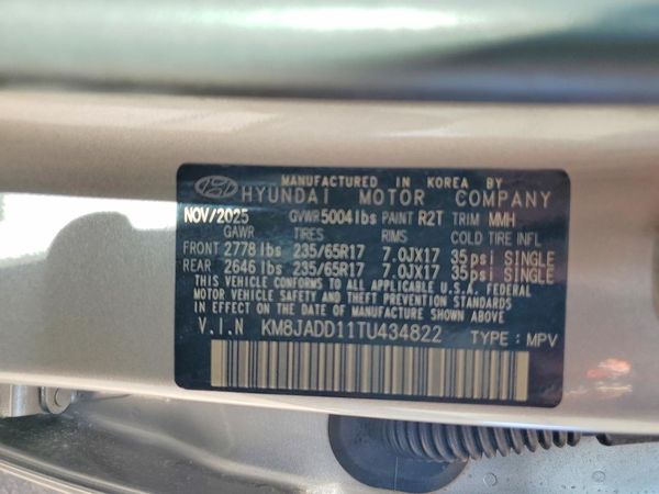 2026 HYUNDAI TUCSON