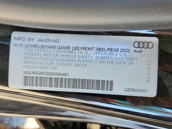 2016 AUDI A7