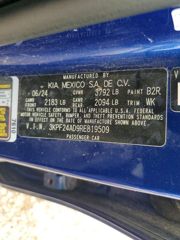 2024 KIA FORTE