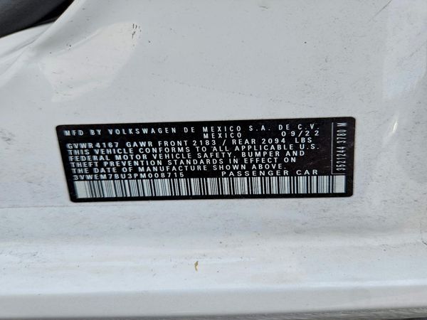 2023 VOLKSWAGEN JETTA
