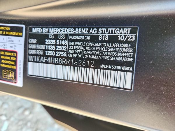 2024 MERCEDES-BENZ C