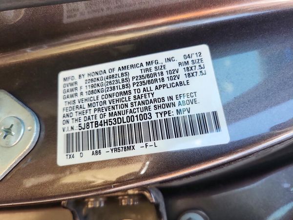 2013 ACURA RDX