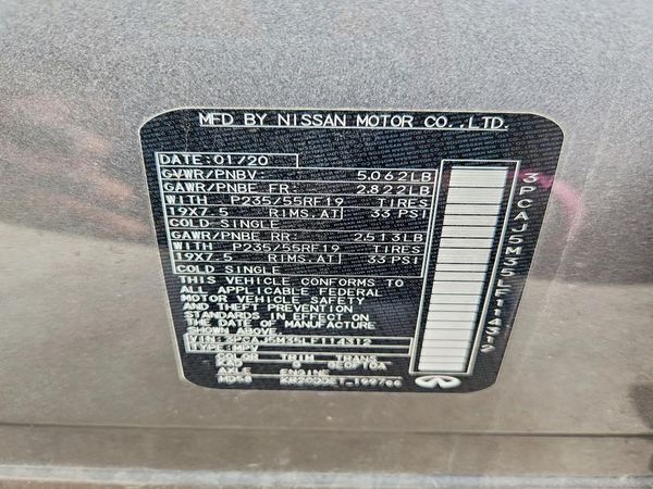 2020 INFINITI QX50