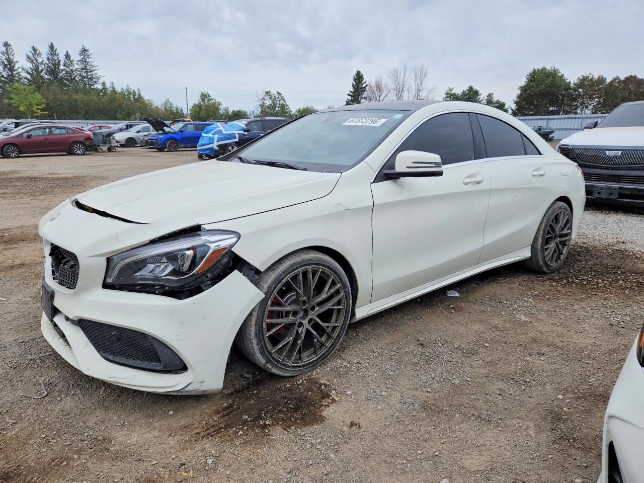 2018 MERCEDES-BENZ CLA CLA250-4M — Front 3/4