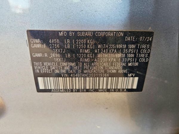 2025 SUBARU OUTBACK