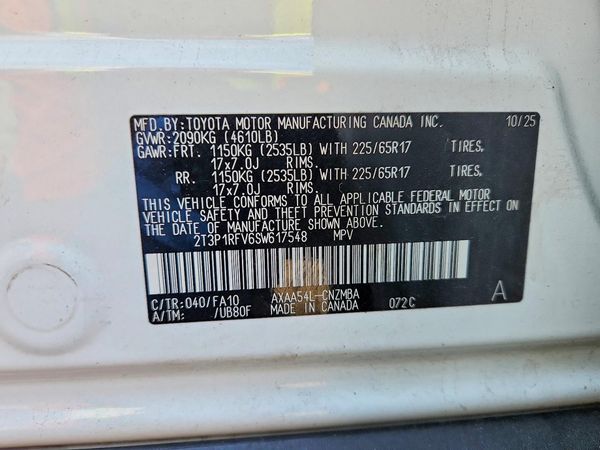 2025 TOYOTA RAV4