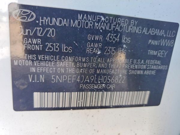2020 HYUNDAI SONATA