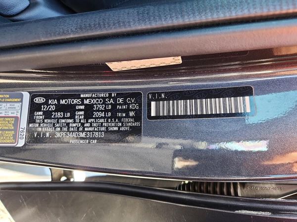 2021 KIA FORTE
